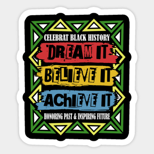 Celebrate Black History Month Sticker